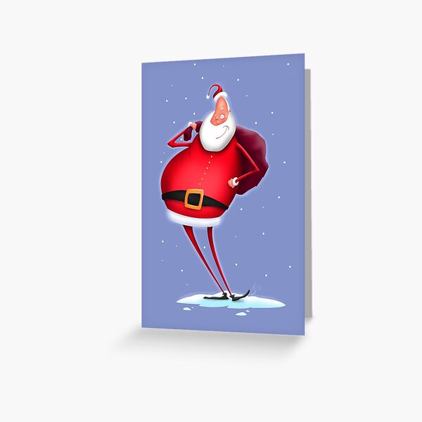 Jolly St. Nick Greeting Card
