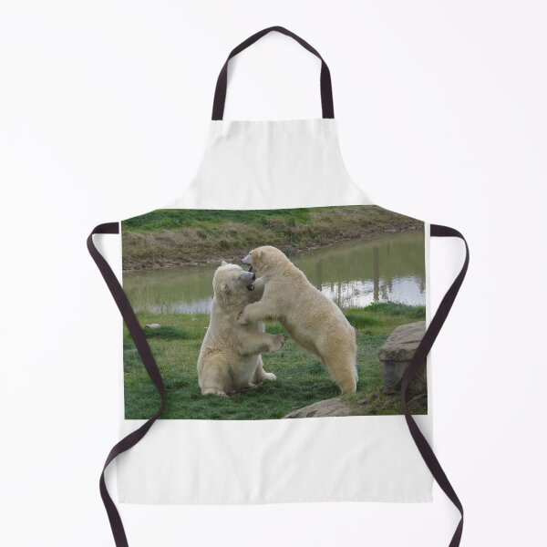 Item preview, Polar Bears Play Fighting designed and sold by LoneAngel.