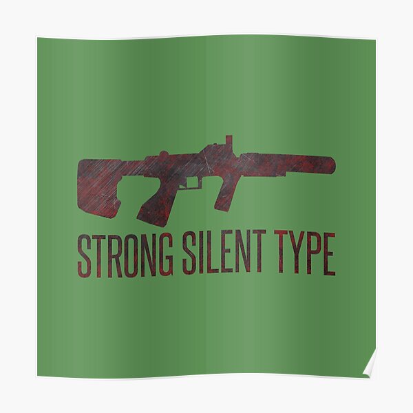 Halo ODST Strong Silent Type It's Gonna Be Close Quarters Design Poster
