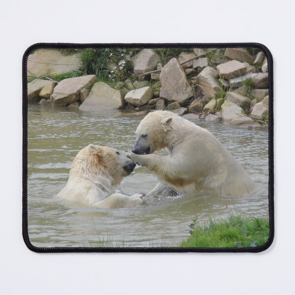 Item preview, Polar Bears playing In Water designed and sold by LoneAngel.