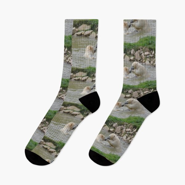 Item preview, Polar Bears playing In Water designed and sold by LoneAngel.
