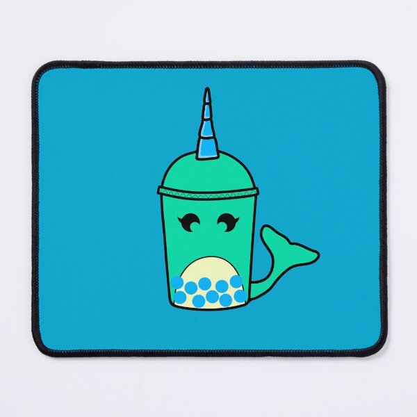 Artikelvorschau, Narwal Boba Bubble Tea Getränk entworfen und verkauft von KTCreativeSide.