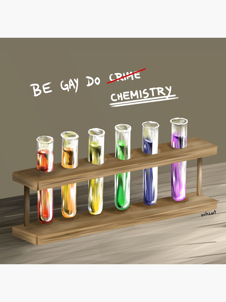  STEM Chemistry Sticker For Sale By Zvihzart Redbubble