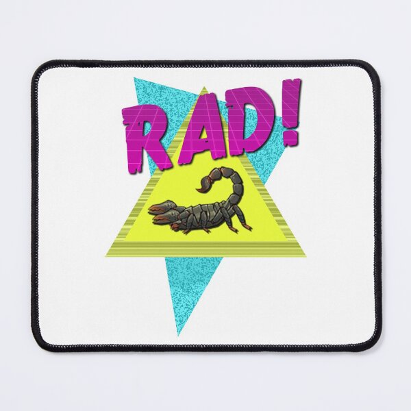 Item preview, RAD! Scorpion retro design designed and sold by RedBubble Dawson.