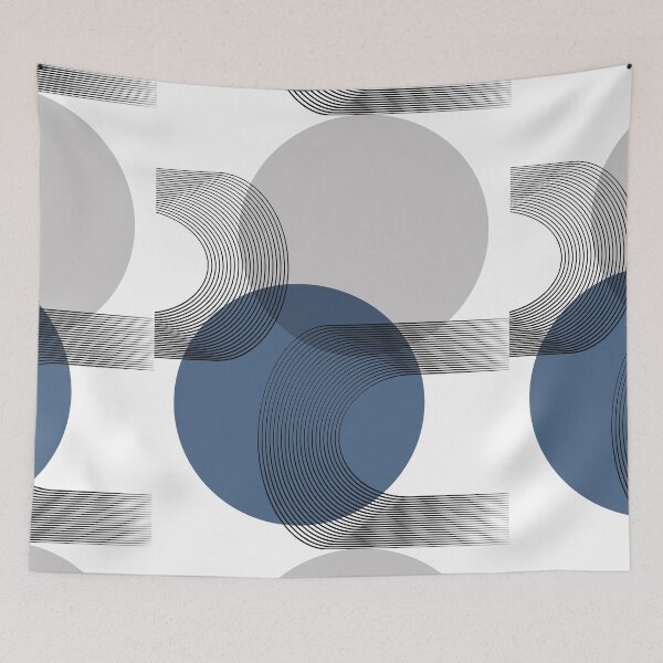 Item preview, Line Circle Abstract Art designed and sold by mariazegena.