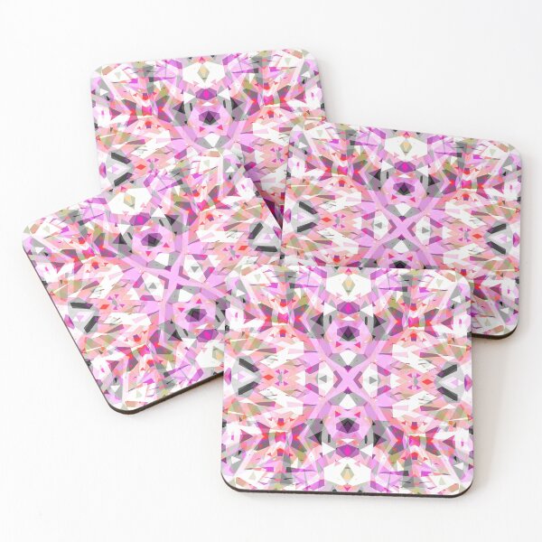 Item preview, Modern Autumn Fall Muted Pink Purple Green Geometric Design Pattern designed and sold by PatternPerfect.