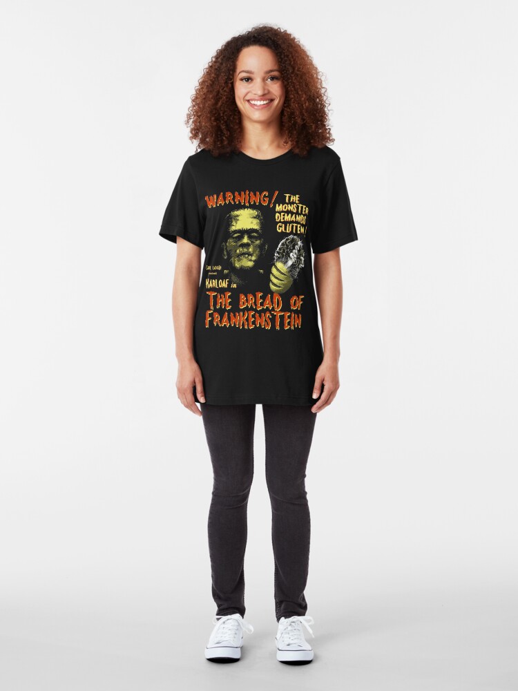 Alternate view of The Bread of Frankenstein Slim Fit T-Shirt