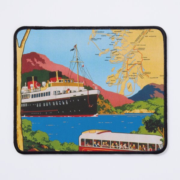 Item preview, The Western Highlands of Scotland - London Midland & Scottish Railway- Travel Poster designed and sold by Culturio.