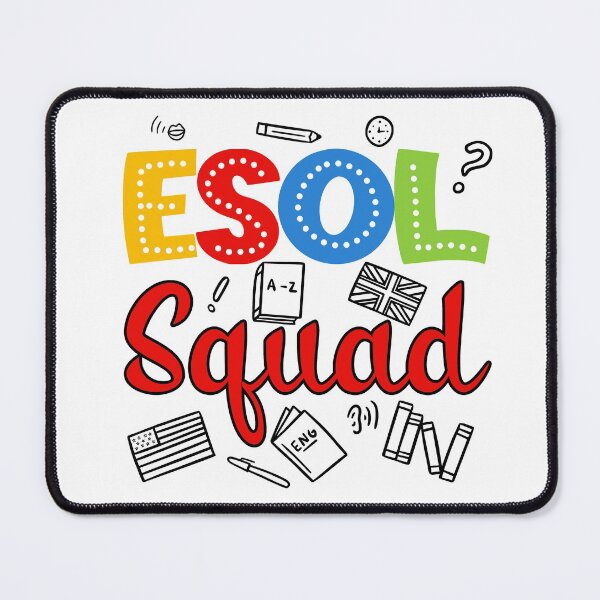 Item preview, ESOL Squad Back to School Teacher Student designed and sold by Betsytiptoe.