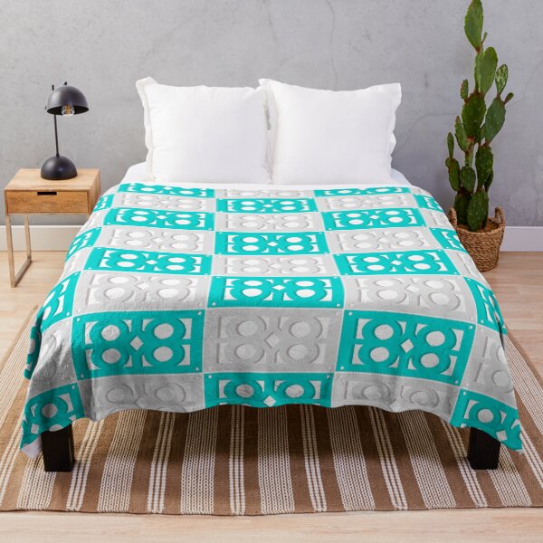 Item preview, Breeze Block Five P Teal designed and sold by Owen1976.