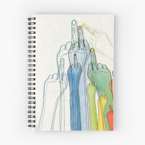 Item preview, Middle finger gesture flipping the bird designed and sold by HenestDeer.