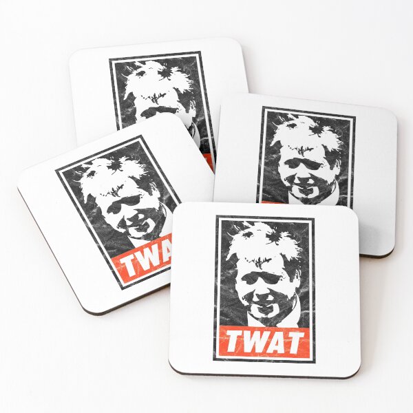Item preview, Boris Twat (White Worn Look) designed and sold by politicalamity.