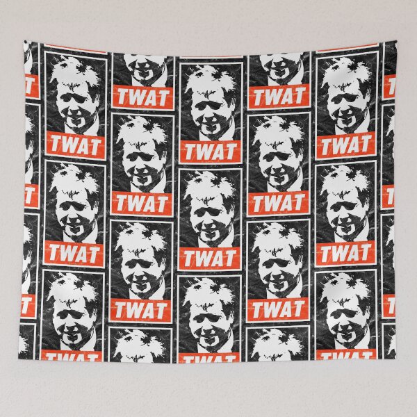 Item preview, Boris Twat (White Worn Look) designed and sold by politicalamity.