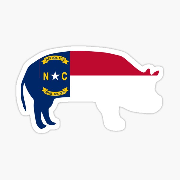 Item preview, North Carolina BBQ Pork Barbecue Capitol designed and sold by AlwaysAwesome.