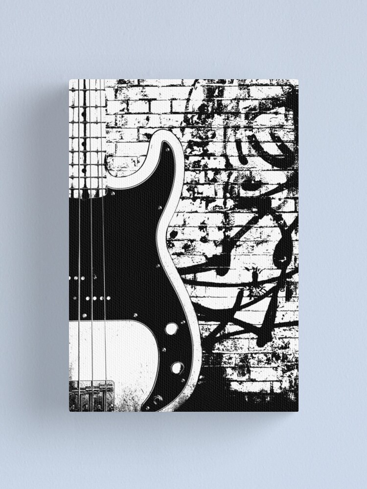 Bass Player With The Ramones Art print poster //Canvas Dee Ramone