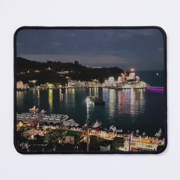 Item preview, Night Oceanview | Sea | Ocean | Light | Colourful | Korea | Geoje designed and sold by sjkimphoto.