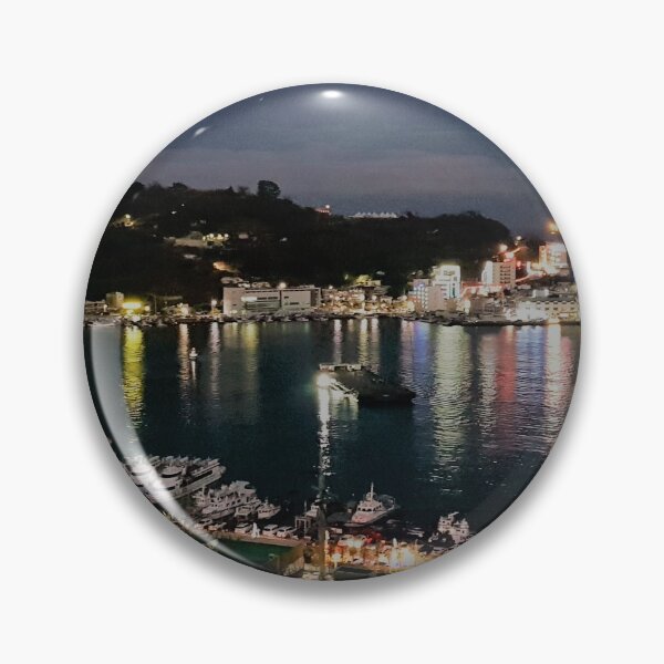 Item preview, Night Oceanview | Sea | Ocean | Light | Colourful | Korea | Geoje designed and sold by sjkimphoto.