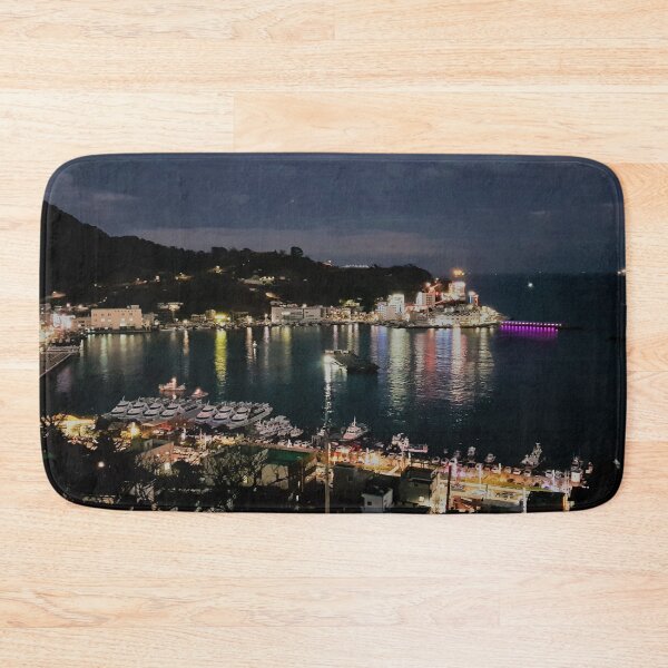 Item preview, Night Oceanview | Sea | Ocean | Light | Colourful | Korea | Geoje designed and sold by sjkimphoto.