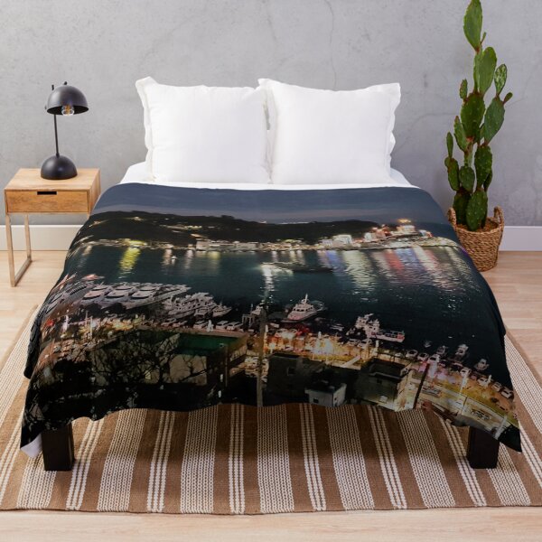 Item preview, Night Oceanview | Sea | Ocean | Light | Colourful | Korea | Geoje designed and sold by sjkimphoto.