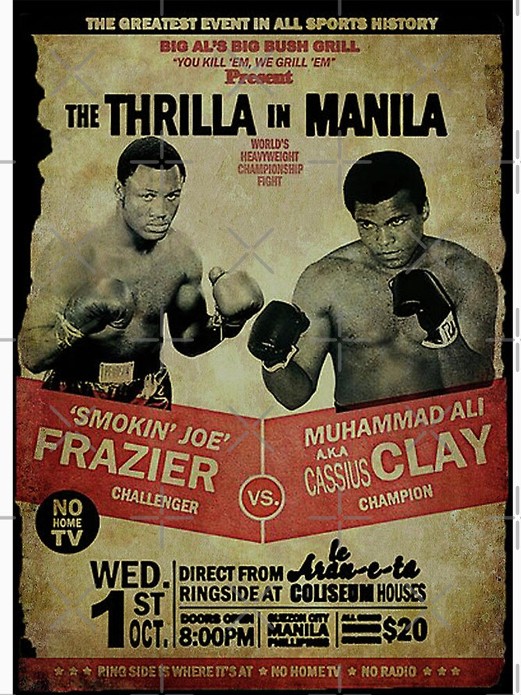 Thumbnail 7 of 7, Essential T-Shirt, THRILLA IN MANILA designed and sold by bertyb123.