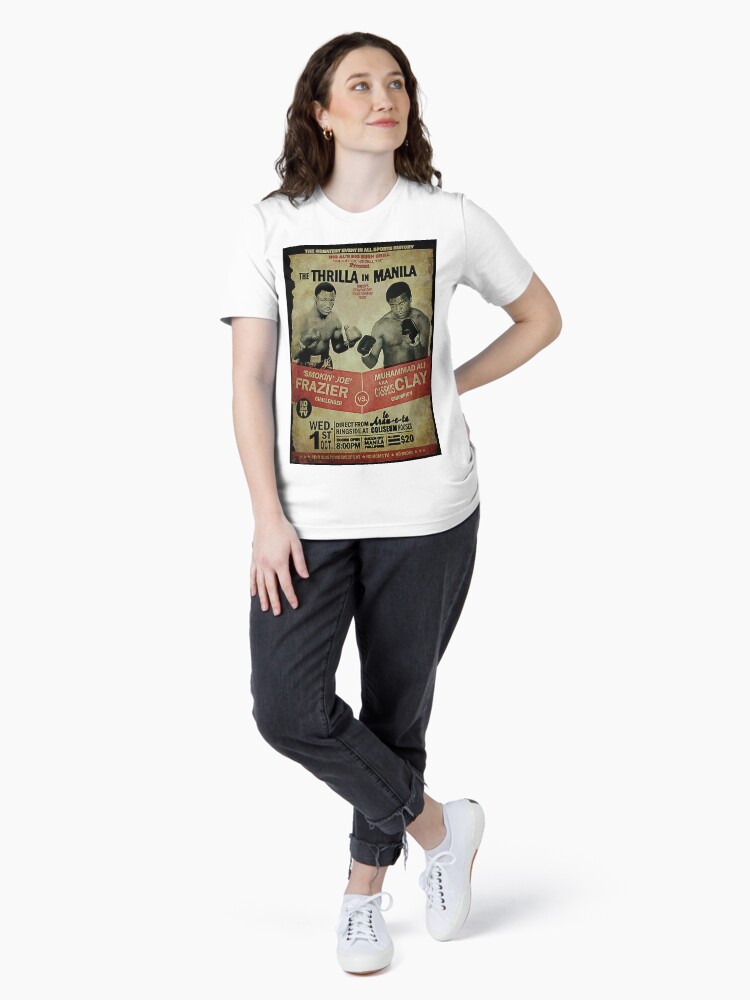 Thumbnail 4 of 7, Essential T-Shirt, THRILLA IN MANILA designed and sold by bertyb123.