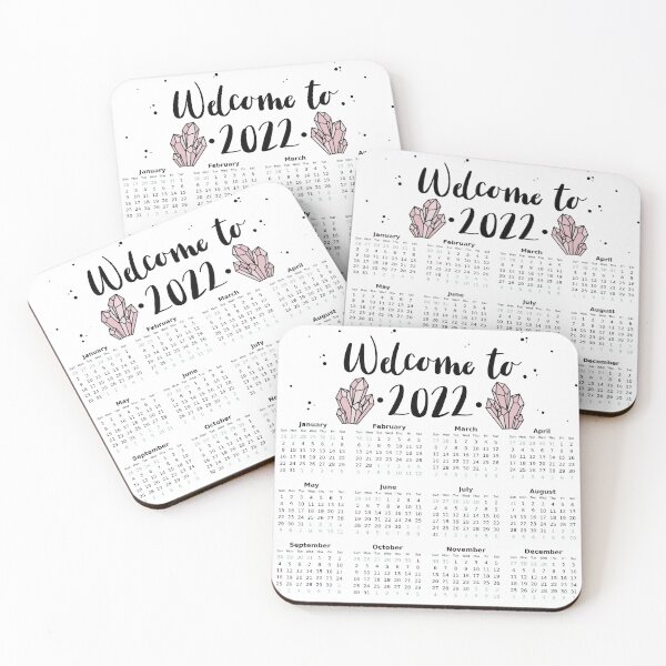 Item preview, Welcome to 2022 Pink Crystal Cluster Calendar designed and sold by ContempoCrystal.