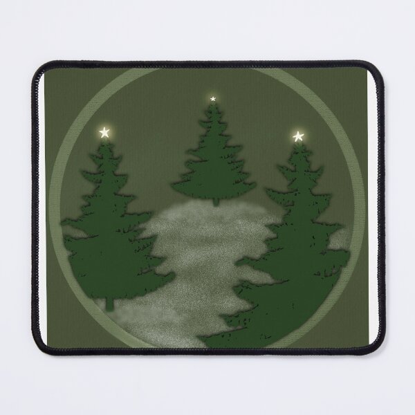 Christmas at Night Mouse Pad