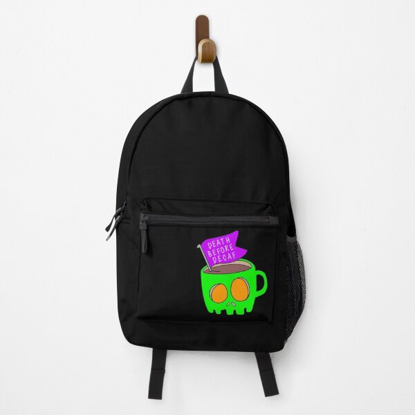 Item preview, Copy of Death Before Decaf Green designed and sold by CatByDesign.