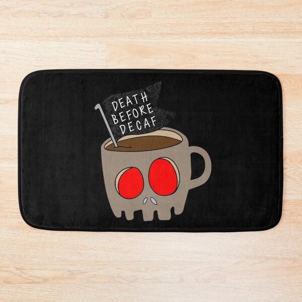Item preview, Copy of Copy of Death Before Decaf Green designed and sold by CatByDesign.