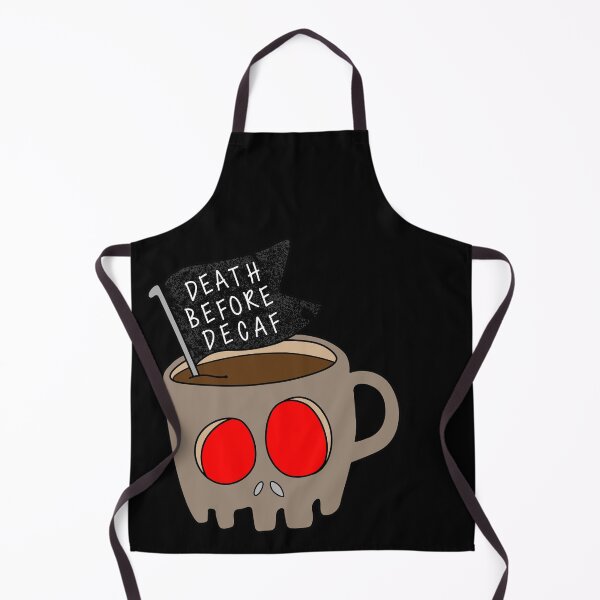 Item preview, Copy of Copy of Death Before Decaf Green designed and sold by CatByDesign.