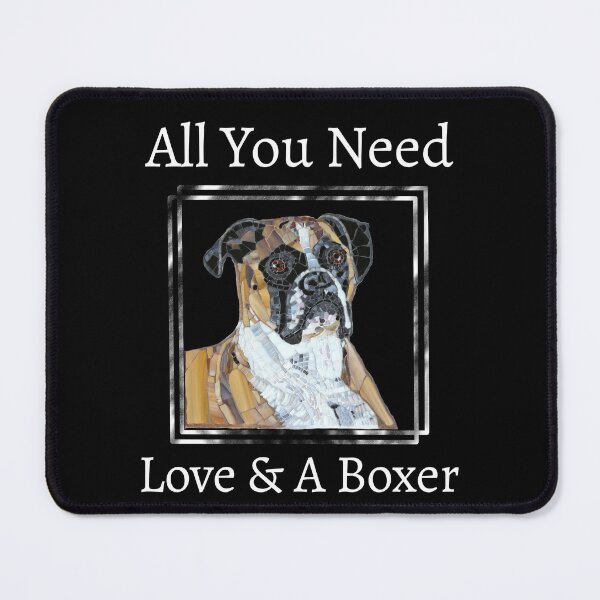 Item preview, All You Need Love and A Boxer designed and sold by Peggy Lindstrom.