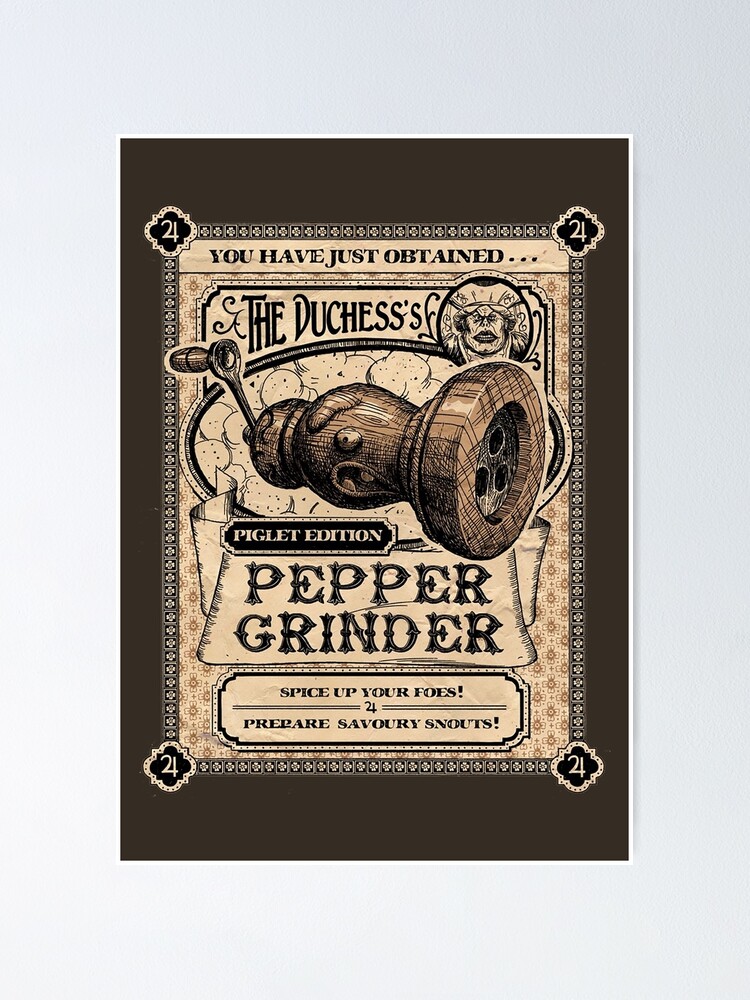 "Pepper Grinder (Alice Madness Returns)" Poster by HuckleberryArts