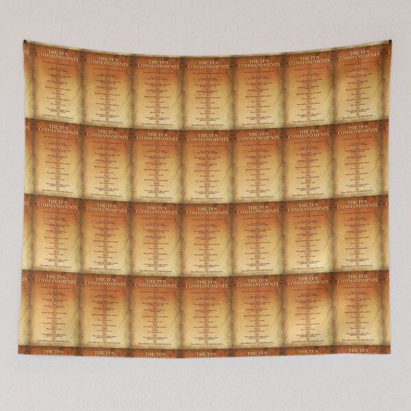 Item preview, The 10 Commandments Bible D Blue designed and sold by Rowena Jones.