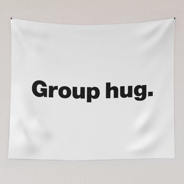 Item preview, Group hug (black) designed and sold by dudethecreator.