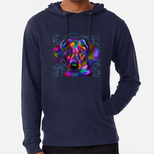 Pop Art Dachshund Lightweight Hoodie