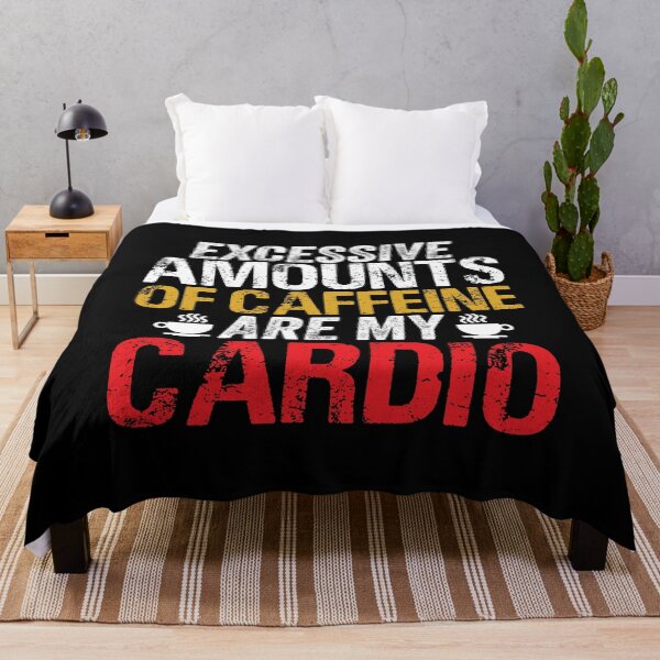 Item preview, Excessive Amounts Of Caffeine Are My Cardio designed and sold by SewnMemories.