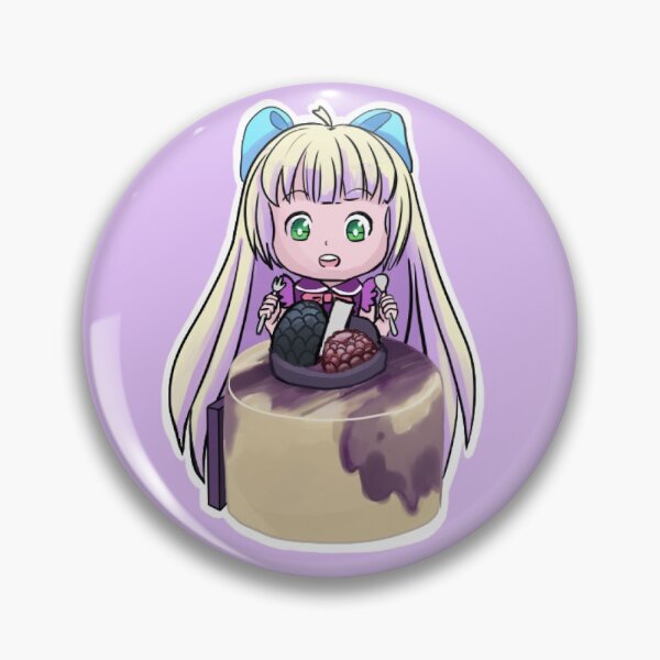 Item preview, Chibi Apple with Cheesecake designed and sold by ApplechuArt.