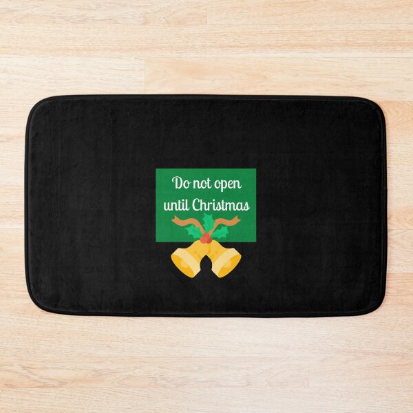 Item preview, Do Not Open Until Christmas Sticker designed and sold by Water Flick.