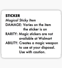 D&D Magic Sticker Sticker
