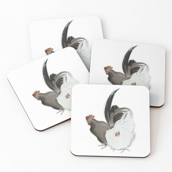 Item preview, Rooster and Hen - Japanese Painting designed and sold by xm-h.