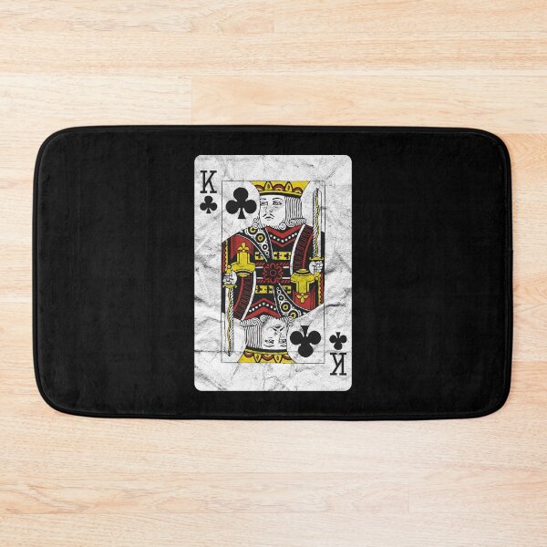 Item preview, Playing Cards King Of Clubs (distressed design) designed and sold by siggyspatsky.