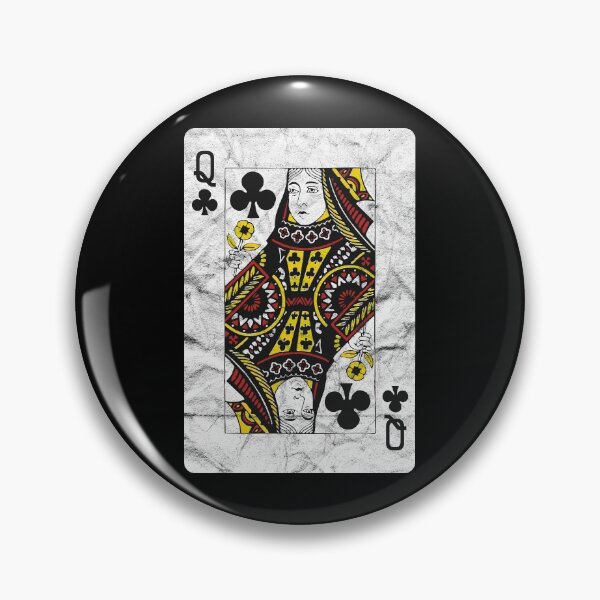 Item preview, Playing Cards Queen Clubs (distressed design) designed and sold by siggyspatsky.