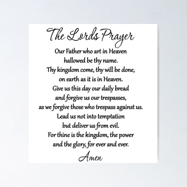 The Lord's Prayer - Posters