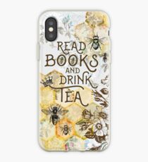 Bee Tea and Books iPhone Case