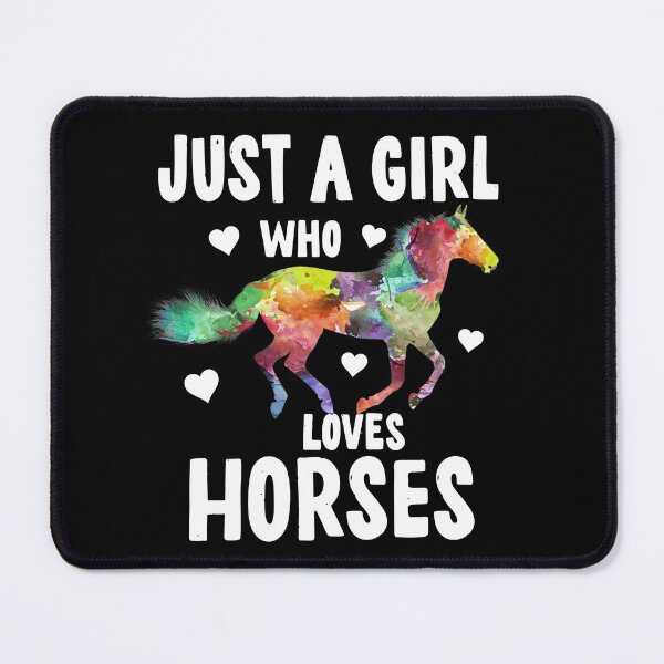 Item preview, Just A Girl Who Loves Horses designed and sold by cimibaka25.