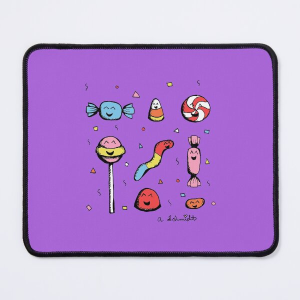 Item preview, Kawaii Cute Pastel Candy Drawing Illustration designed and sold by Intergalactic Unicorn: Art by Anna Schmidt.