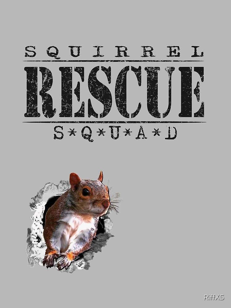 Thumbnail 3 of 3, Scarf, Squirrel Rescue Squad designed and sold by RiffXS.
