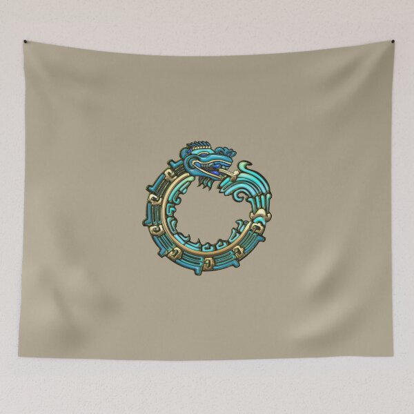 Item preview, Aztec Serpent Quetzalcoatl 3d [Turquoise]   designed and sold by Serge Averbukh Art Studio.