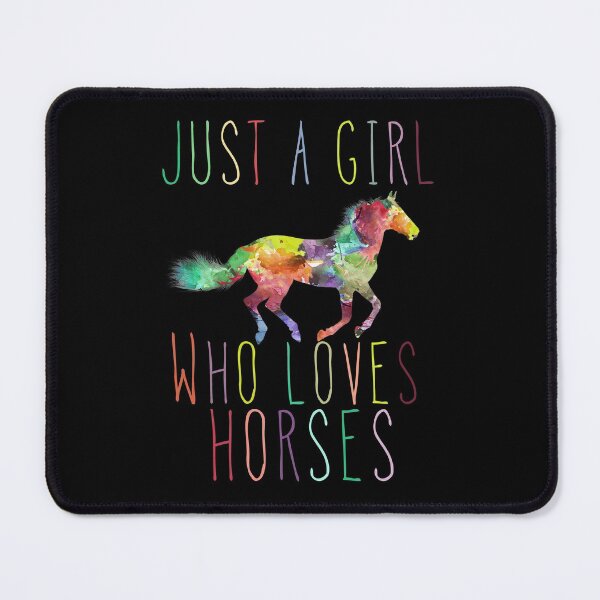 Item preview, Just A Girl Who Loves Horses designed and sold by cimibaka25.