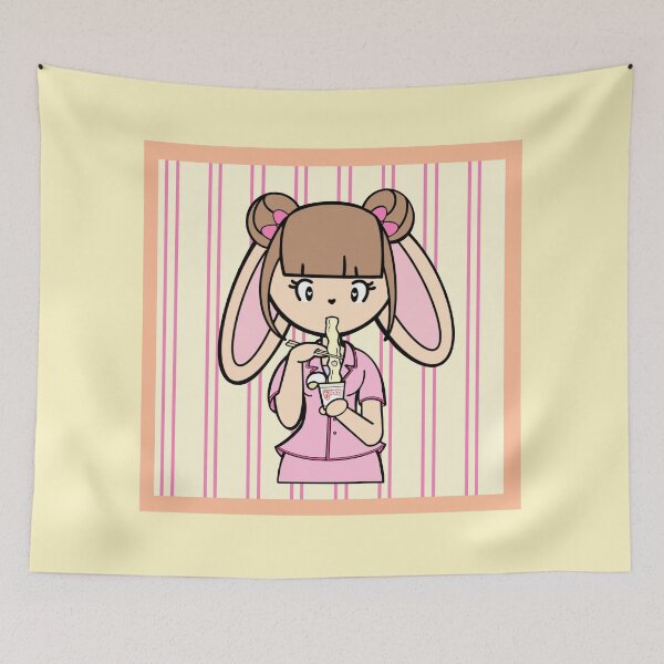 Item preview, Kawaii Bunny Moon Noodles designed and sold by bunnyteawhimsy.